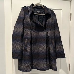 Patrizia  Pepe Women’s Double Breasted Coat Size 46 Brilliant Colors Long sleeve